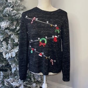 Christmas women’s ugly sweater used ones size S fit like M